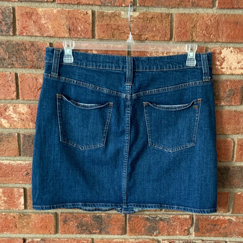 Madewell Blue Jean Denim Mini Skirt - Picture 4 of 5